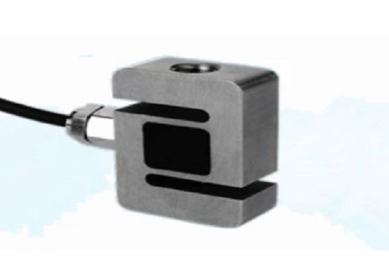 خلية تحميل HZFS-013 من النوع S من الفولاذ المقاوم للصدأ 100 كجم 2.0±10%mV/V 5-10V مستشعر قوة وزن صغير للآلة الأوتوماتيكية